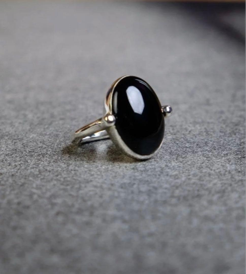 r.alagan onyx ring オニキスリング12号