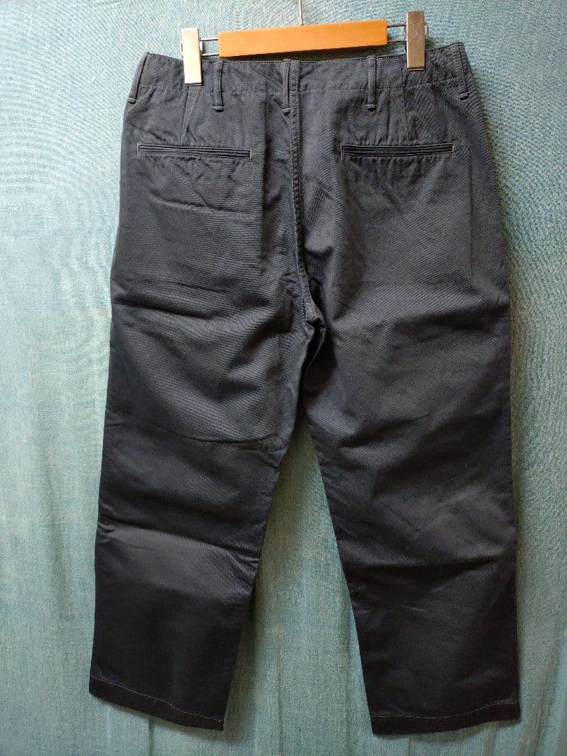 美品 ウエアハウス チノパンツ w32 1082 ブルーグレー