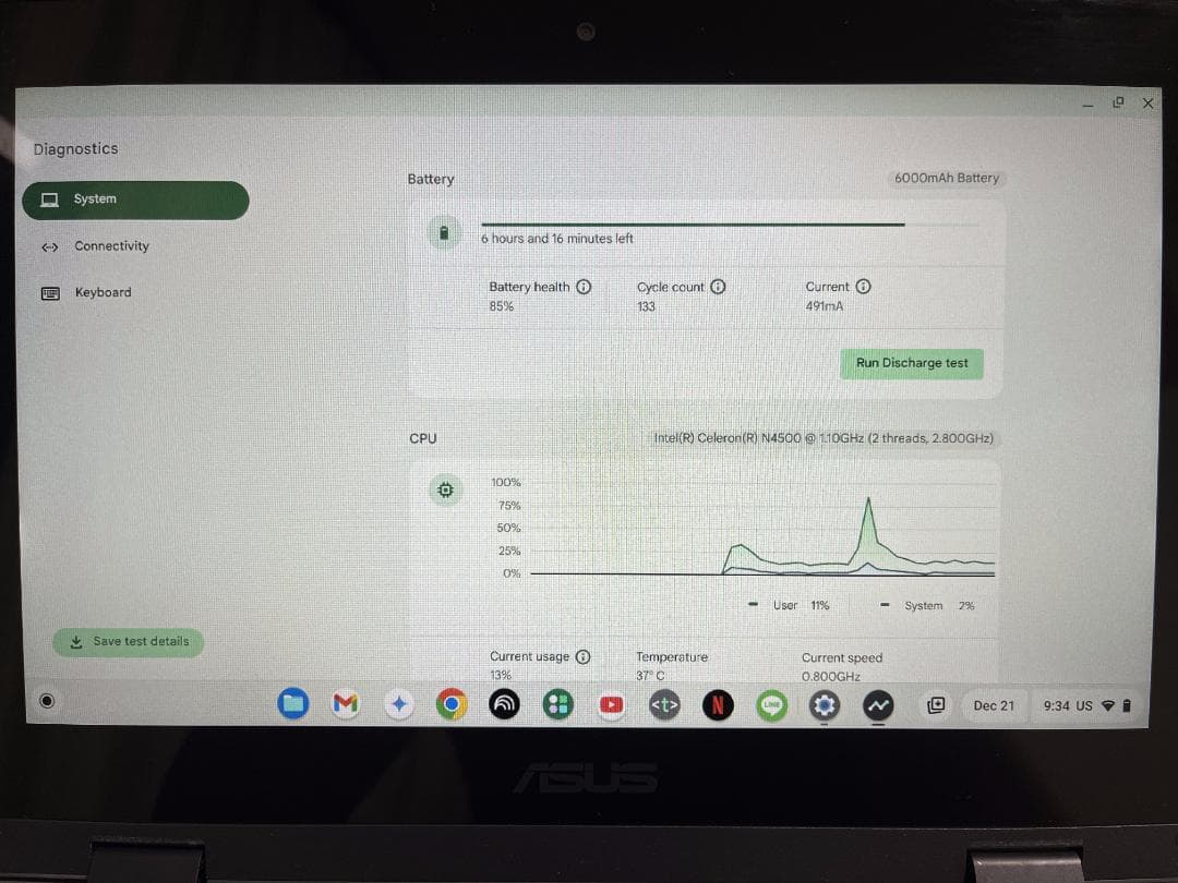 ASUS Chromebook Flip CR1 タブレット可 タッチパネル