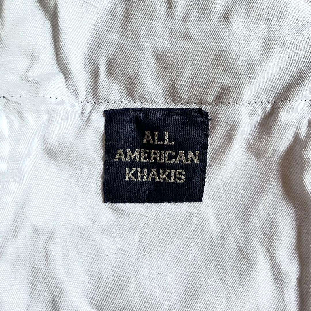 ALL AMERICAN KHAKIS ネイビーチノ W32 USA