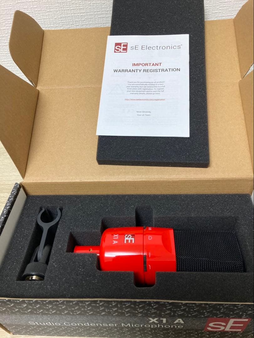 美品　コンデンサーマイク　sE electronics X1 A