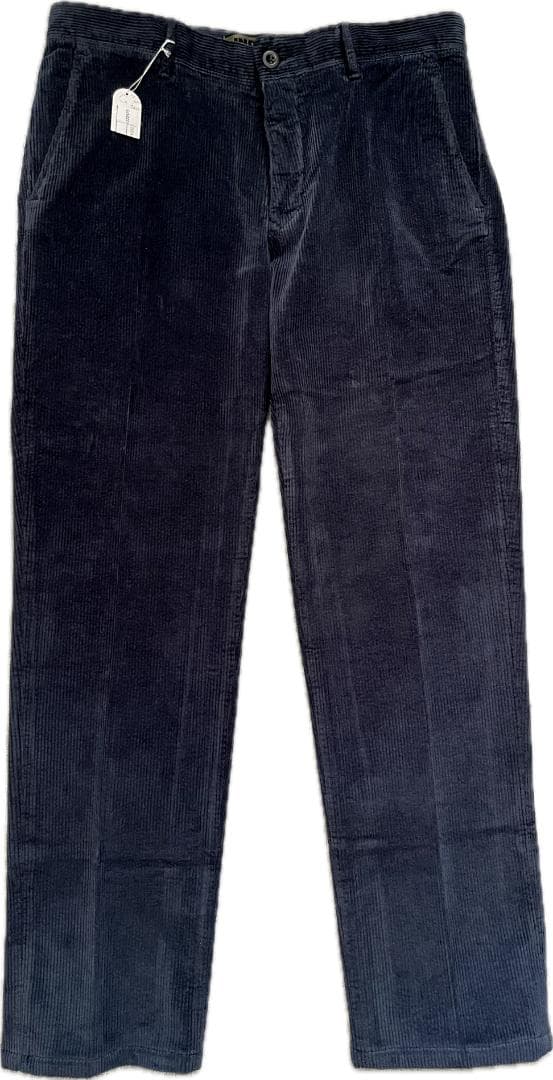 未使用 INCOTEX インコテックス パンツ コーデュロイ ネイビー