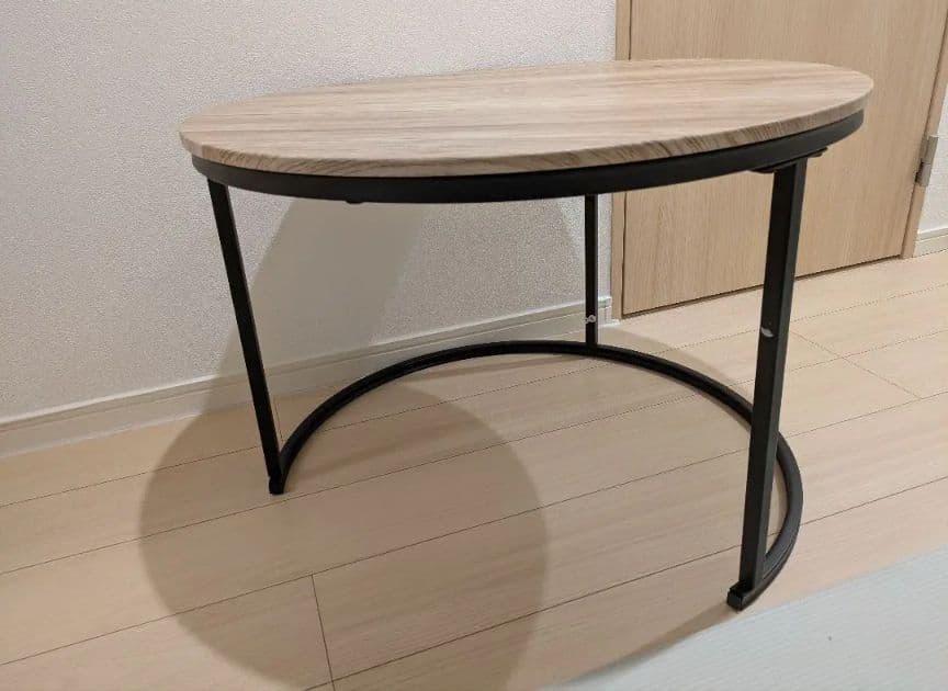 FOUBAM ラウンドコーヒーテーブル　2個セット