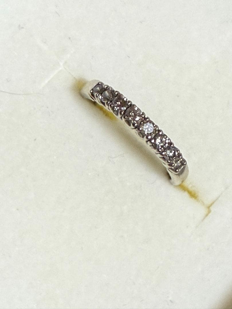 ジュエリーツツミ　K10 ダイヤ0.3カラットリング約11.5号