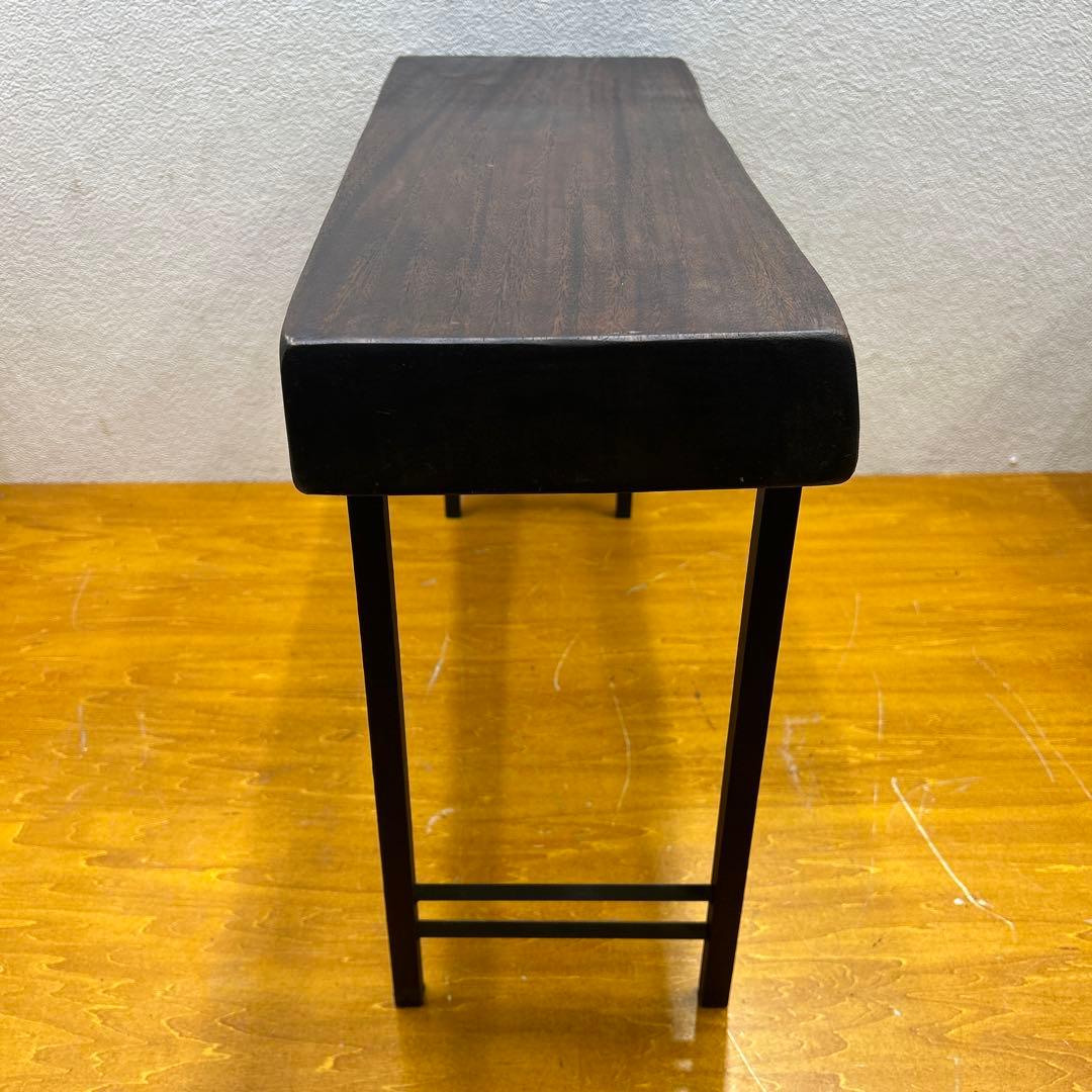 4908 木製 北欧風 ローテーブル ベンチ スツール アイアンフレーム