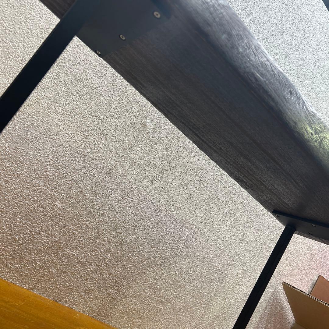 4908 木製 北欧風 ローテーブル ベンチ スツール アイアンフレーム