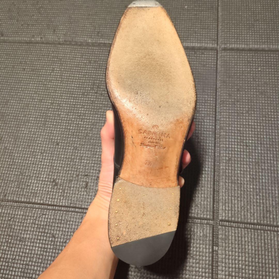 カルミナ　ブラック ダブルモンク サイズ7.5