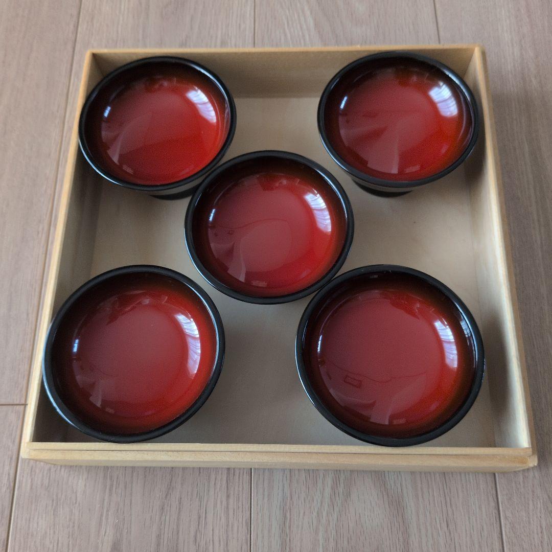 象彦日の出高台付向付け　　輪島塗　山中塗　越前塗　津軽塗　春慶