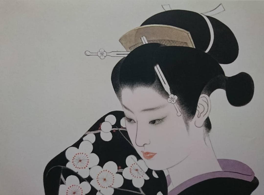 志村 立美　「想ひ」、希少・入手困難、限定画版、日本の四季、春、しむら たつみ