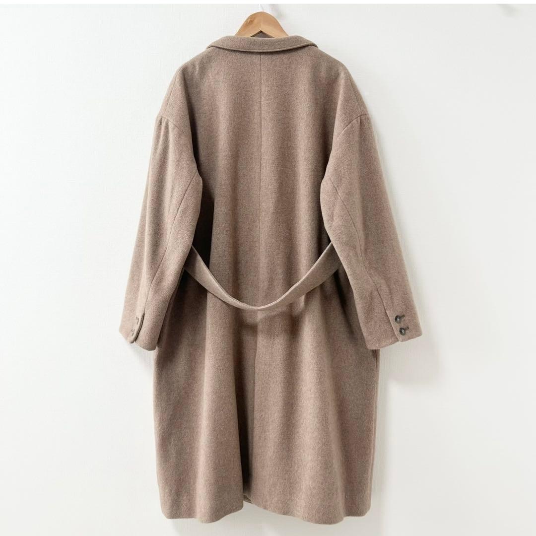 北欧、暮らしの道具店 3WAYアレンジ襟のかろやかチェスターコート　ベージュ