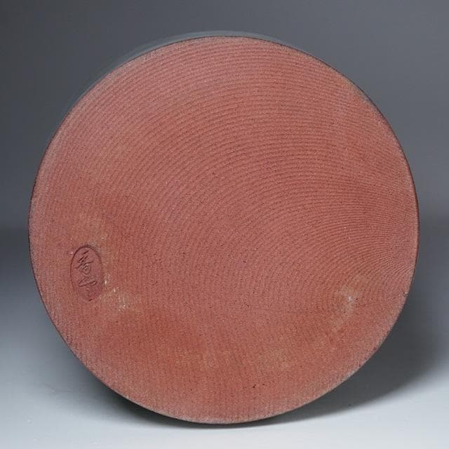 宮川香雲　狂言袴水指　共箱　茶道具　竜谷窯　京焼