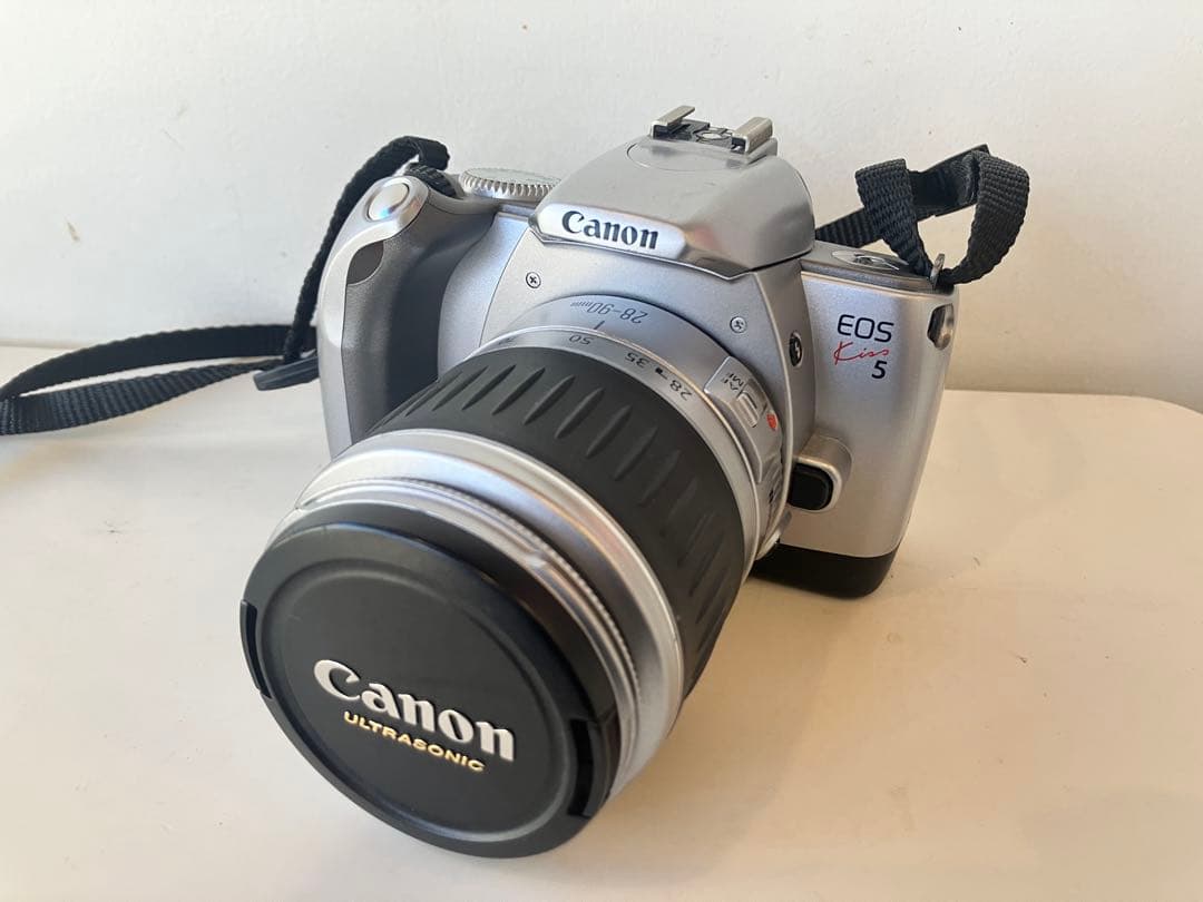 【実写確認済み】　フィルムカメラ　EOS kiss5 28-90/4-5.6 付