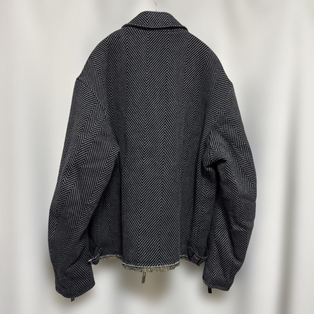 タグ付きYohji Yamamoto 24AW ヘリボーンブルゾン LOOK14