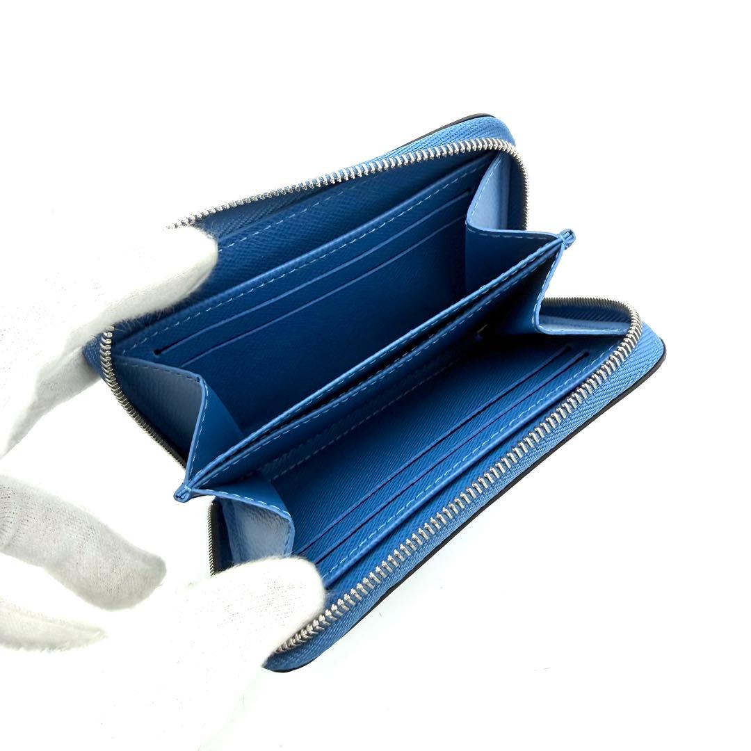 未使用✨ LOUIS VUITTON ジッピー パース アンディゴブルー