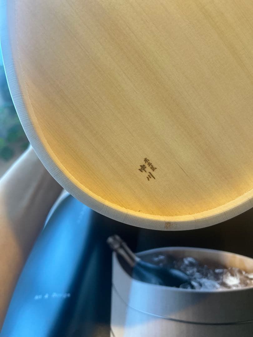 中川木工芸　檜　シャンパンクーラー（ワインクーラー）