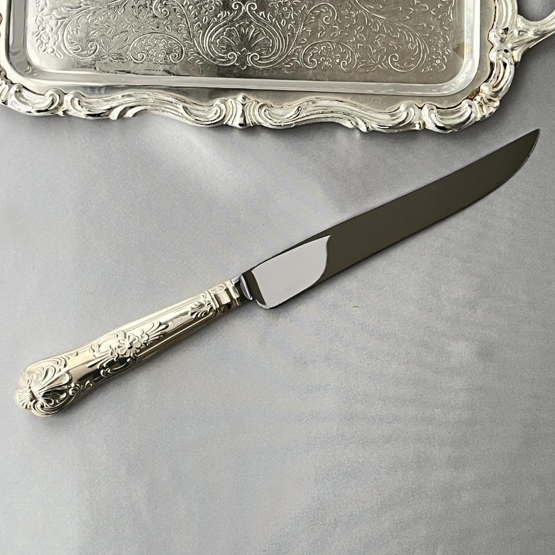 【Harrison Brothers】【純銀ハンドル】キングス　サーバーナイフ
