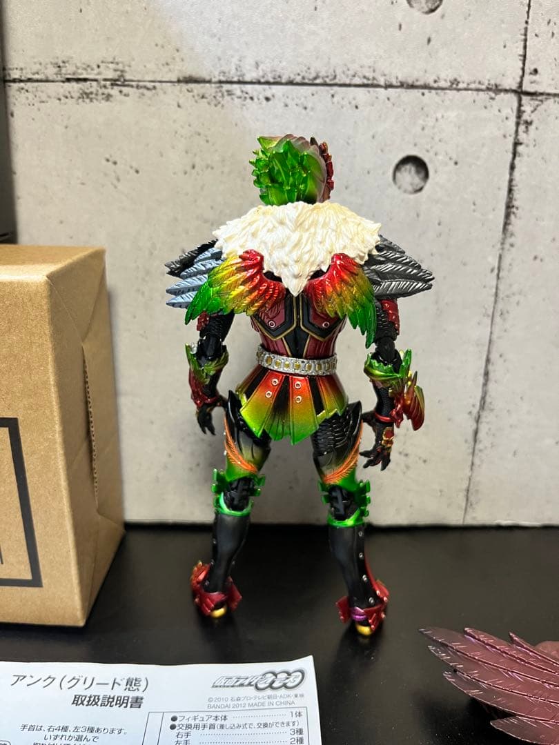 真骨彫製法 アンク、フィギュアーツ アンク人間態 グリード態セット 仮面ライダー