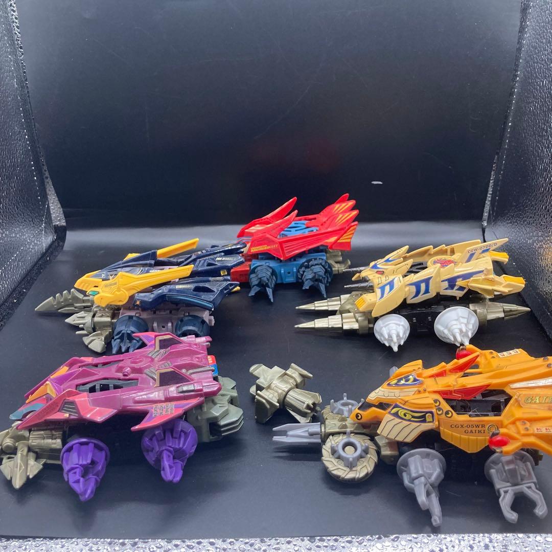 当時物クラッシュギア動作確認済5台セットシューティングファントム