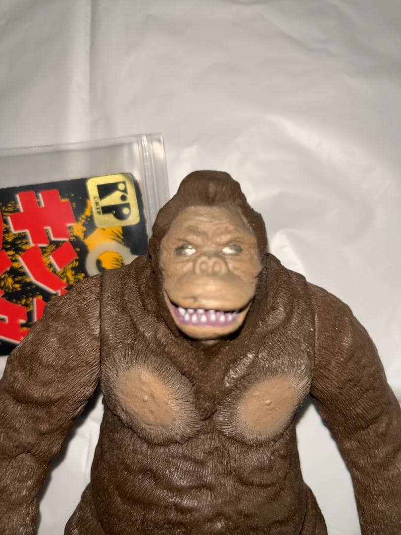タグ付 バンダイ キングコング対ゴジラ キングコング ソフビ キンゴジ 当時物