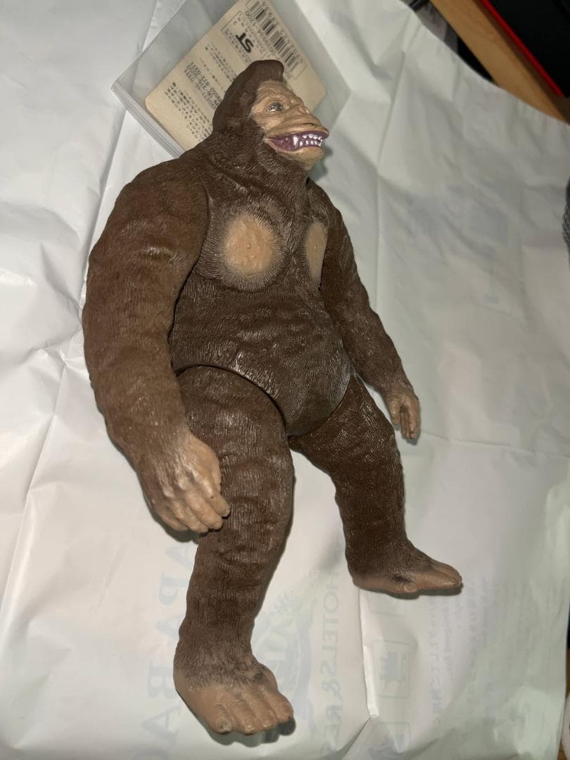 タグ付 バンダイ キングコング対ゴジラ キングコング ソフビ キンゴジ 当時物