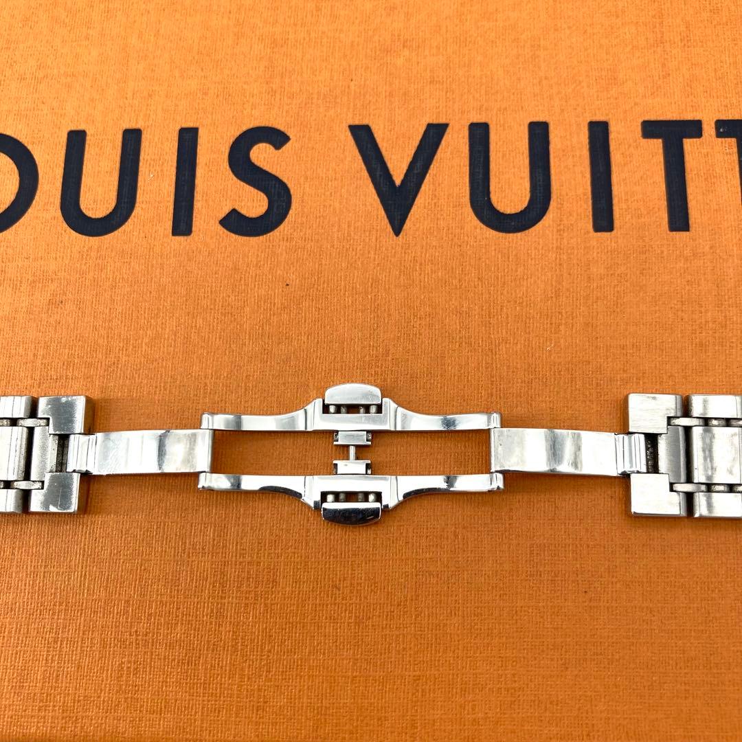 美品 ルイヴィトン タンブール 純正 ステンレスベルト シルバー B90520