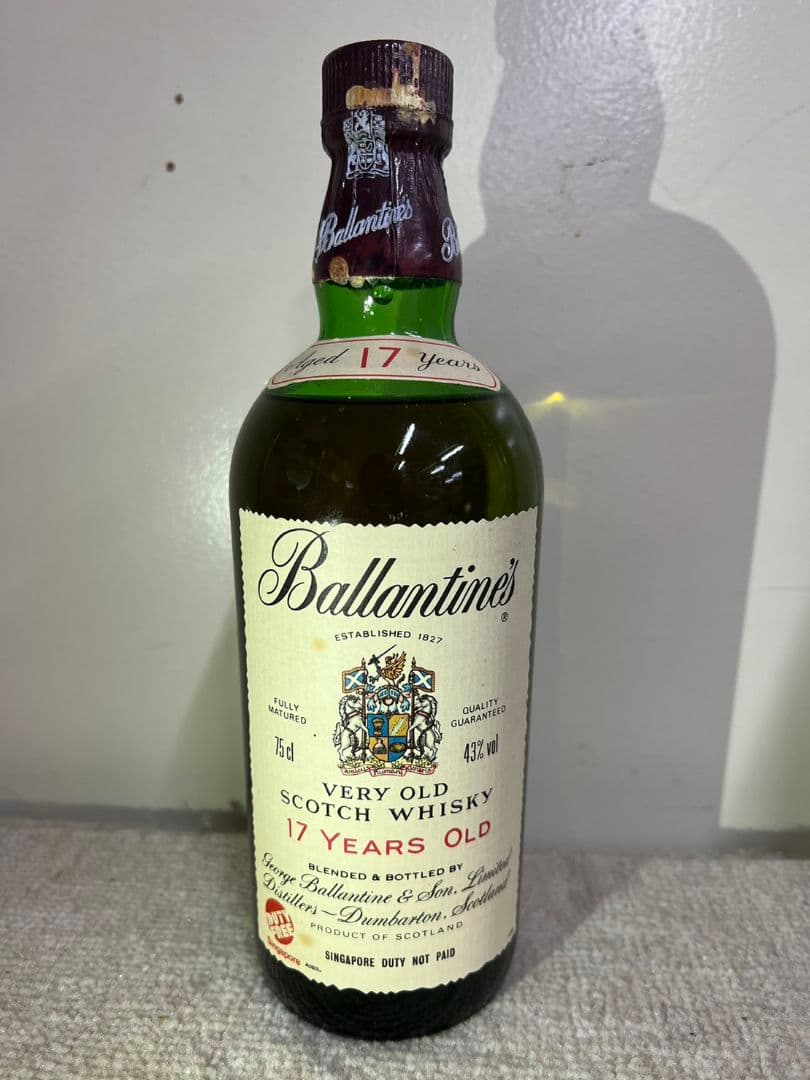 J16★未開栓 BALLANTINE バランタイン 17年 赤青紋章