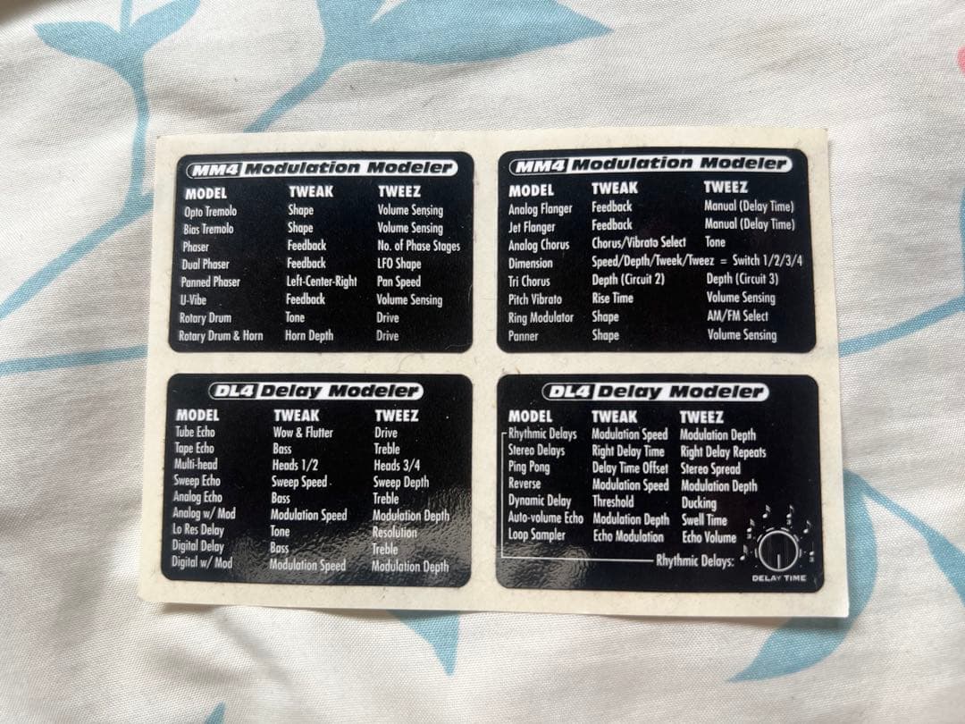 LINE6 MM4 アダプター付き