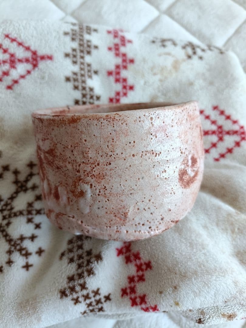 辻村史朗　志野の茶碗