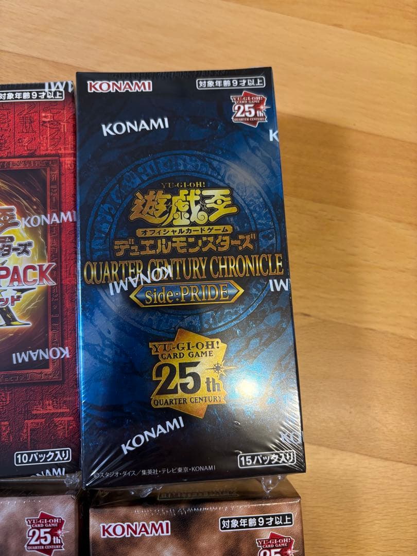 遊戯王 未開封シュリンク付きBox 4セット