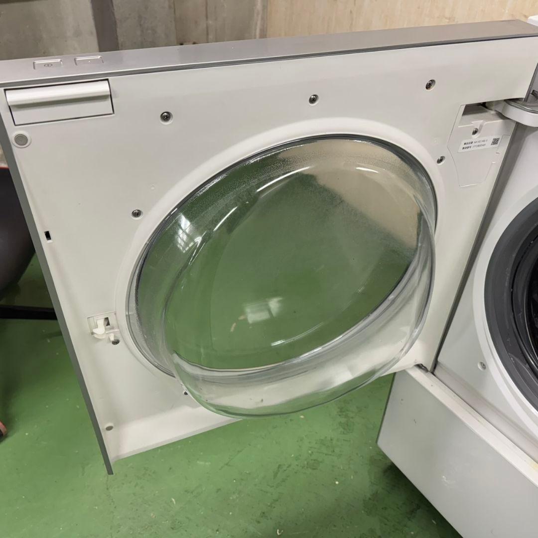 181 洗濯機　ドラム式　容量10キロ　乾燥3キロ　左開き　美品　キューブル