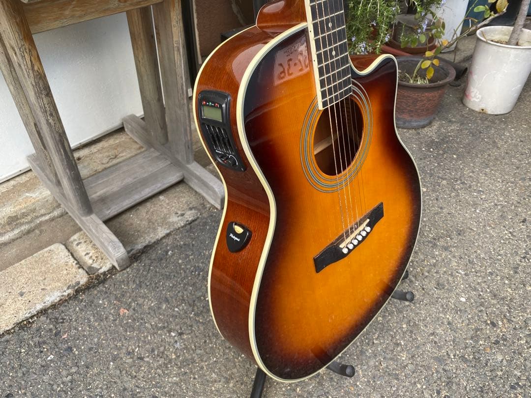 morris r-401 ts エレアコ　アコースティックギター　ソフトケース