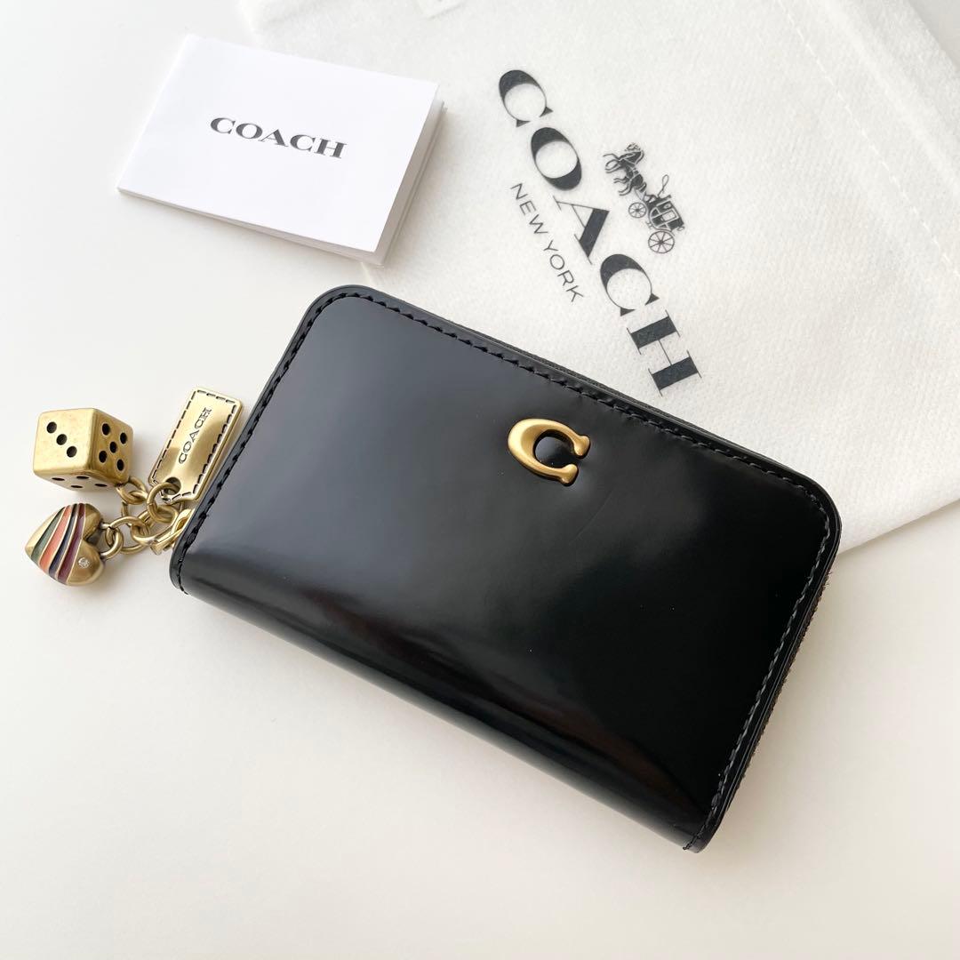 コーチ COACH ケース エッセンシャル チャーム レザー 完売品 新品