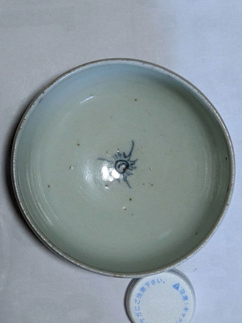 ♦江戸時代 古伊万里 染付 市松紋様 ころ茶碗 コレクション骨董品アンティーク