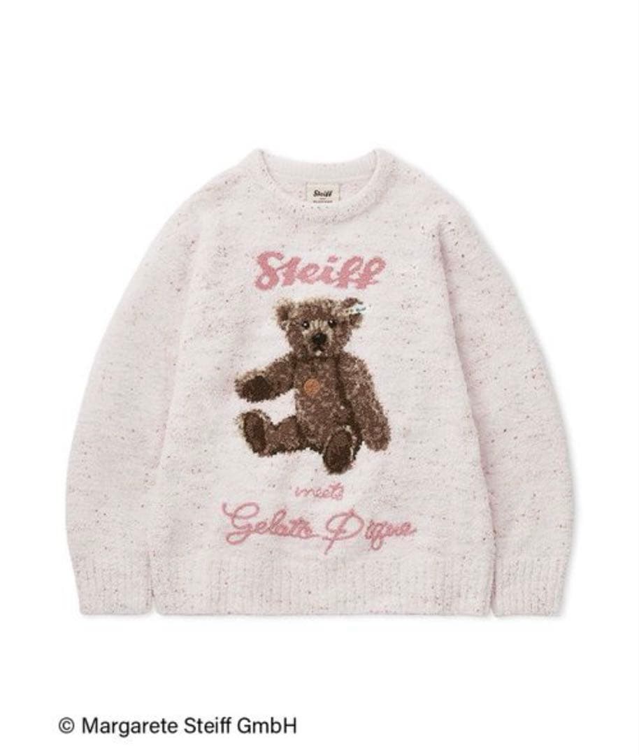 ジェラートピケ【Steiff】パウダーネップジャガードプルオーバー