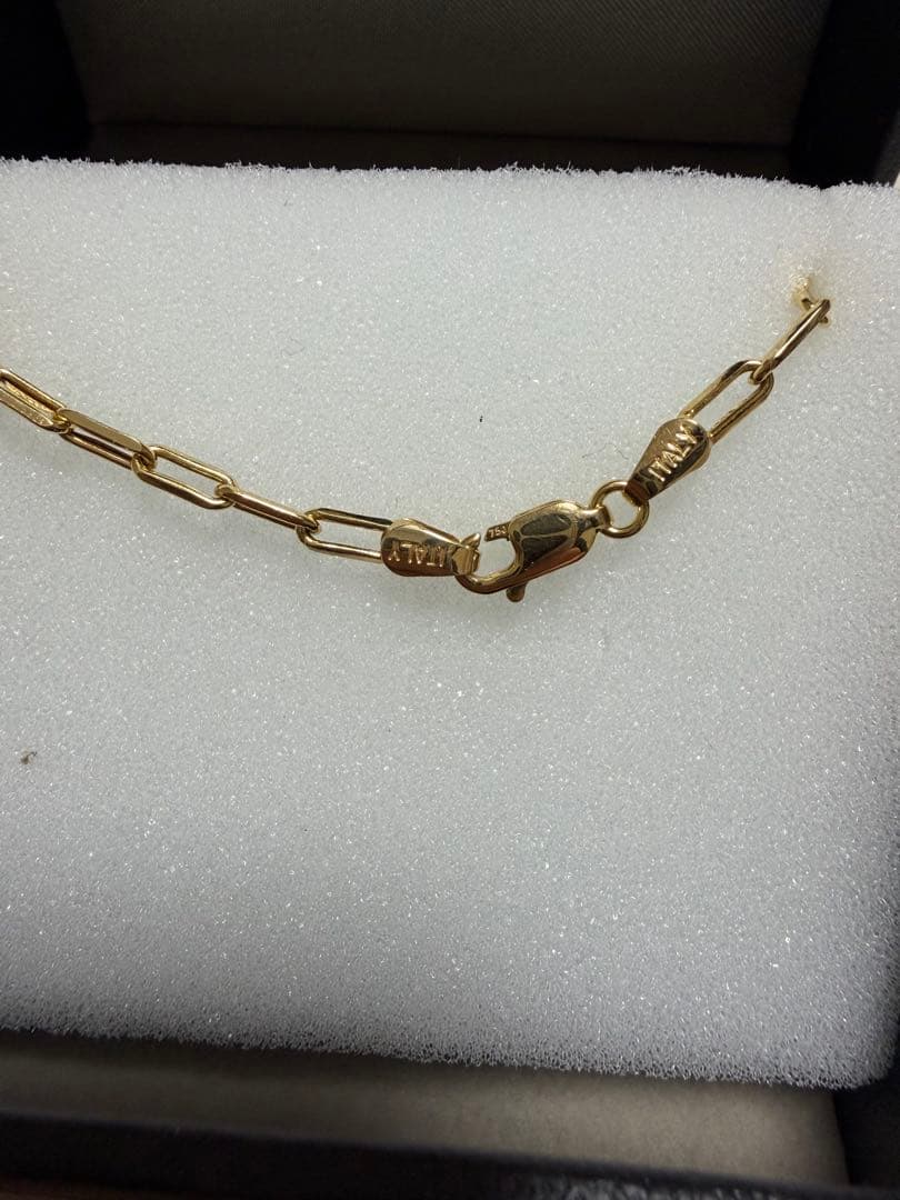 ジュエリーツツミ　チェーンブレスレット　18k 18センチ