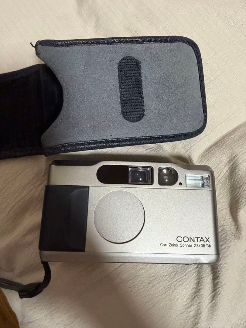 【美品】CONTAX T2 フィルムカメラ ケース付き 動作確認済み