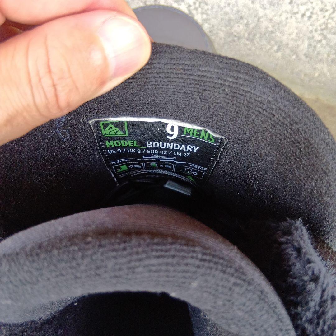 K2 BOUNDARY ダブルBOA スノーボード　ブーツ