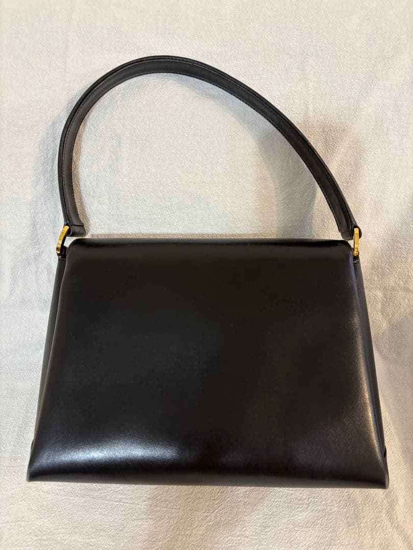 GUCCI Gフレーム ハンドバッグ 黒