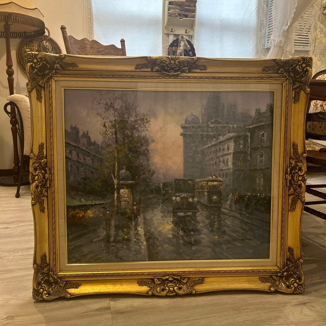 koji maekawa　モンマントル　油絵