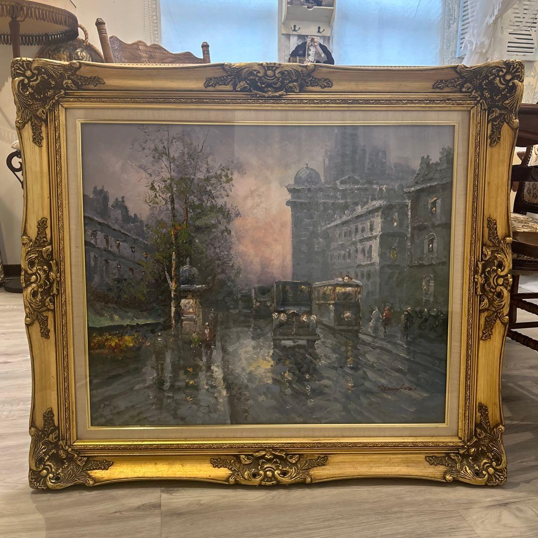 koji maekawa　モンマントル　油絵