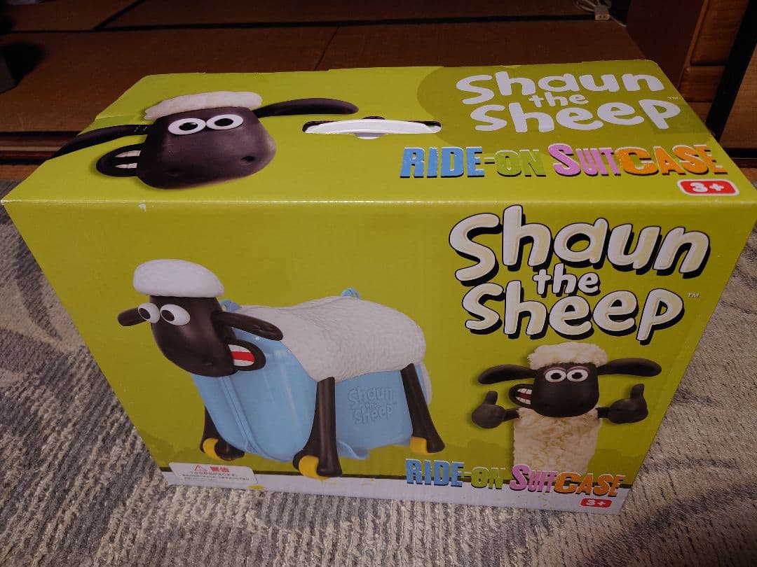 【未使用】ひつじのショーン スーツケース 乗って引っ張れる キャリーケース 旅行