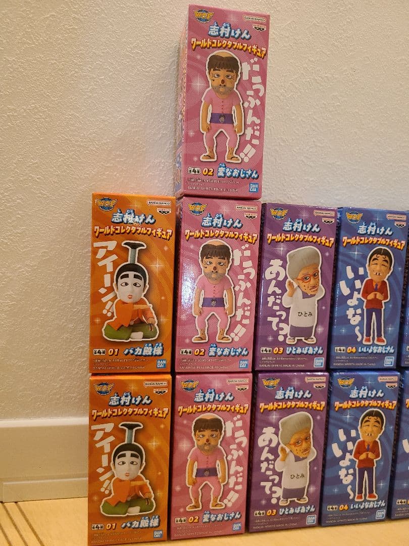 【人気、志村けん】ワールドコレクタブルフィギュア4種11個