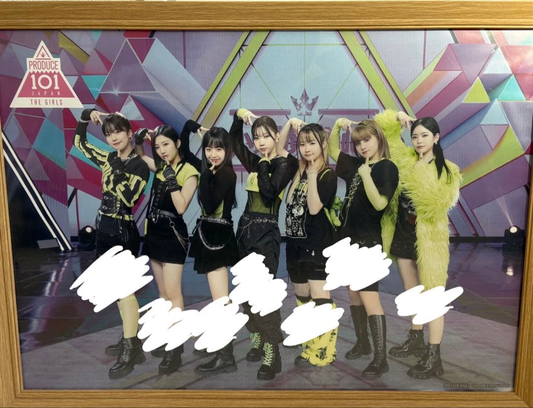 小悪魔　日プ　サイン入りポスター 当選書付き 清水恵子 坂口梨乃