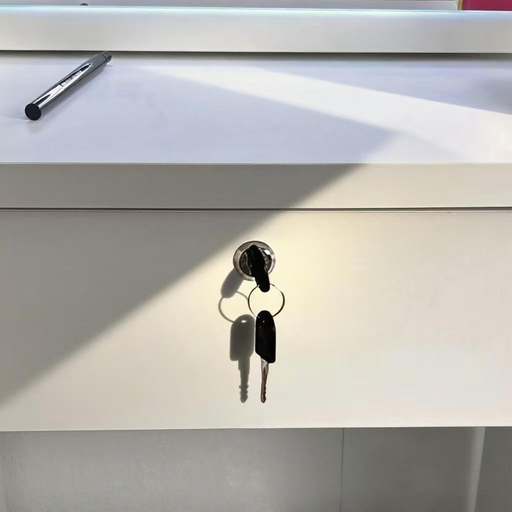 ホワイトドレッサー・鏡台 訳あり品　写真をご確認 102-②