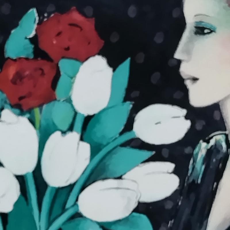 ☆カシニョール☆「チューリップとプロフィール」MO判　54/200