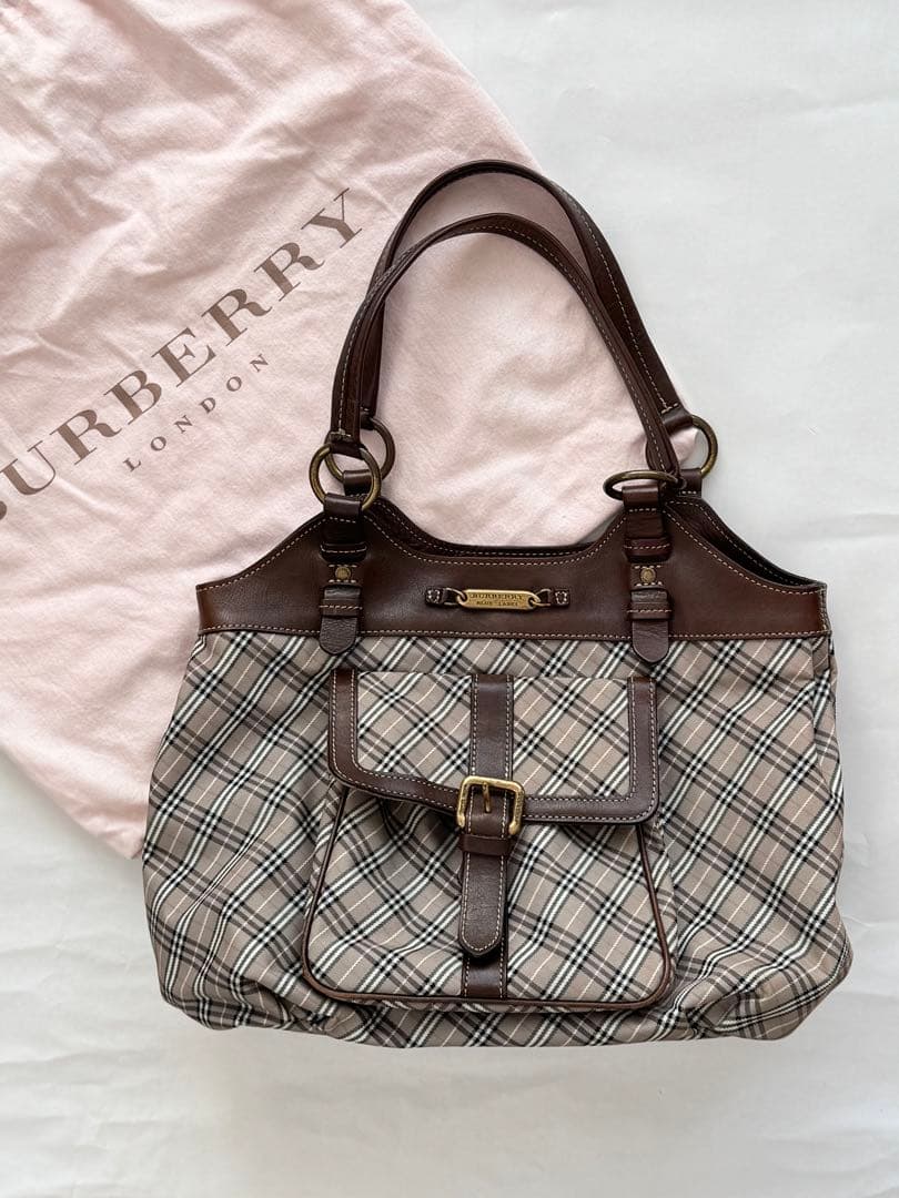 【希少】 Burberry Blue Label ハンドバッグ ノバチェック