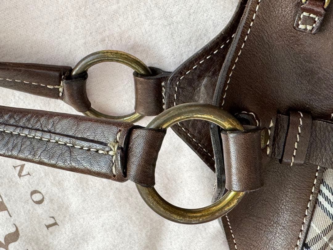 【希少】 Burberry Blue Label ハンドバッグ ノバチェック