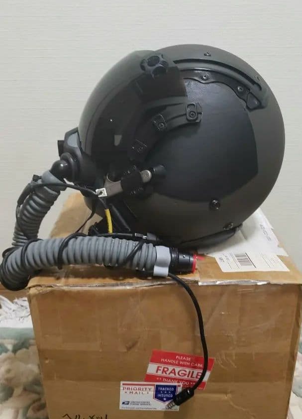 フライトヘルメットHGU-68/P 高G対応酸素マスク付き アメリカ軍