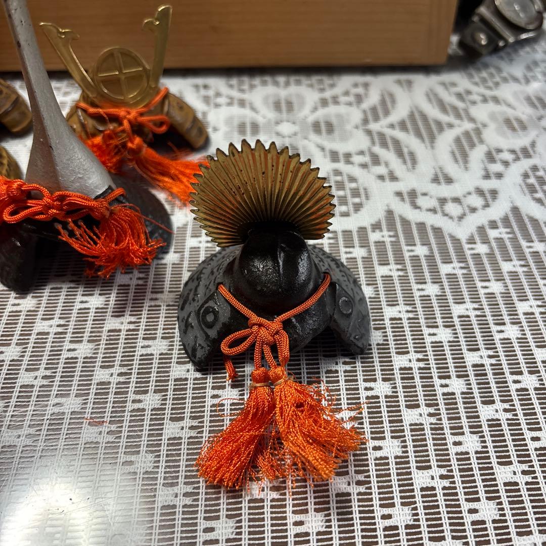 戦国武将 ミニ 兜 ミニチュア 10セット