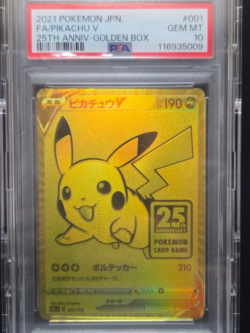 ま*迎様 ピカチュウ V 25th ANNIVERSARY GOLDEN CAR